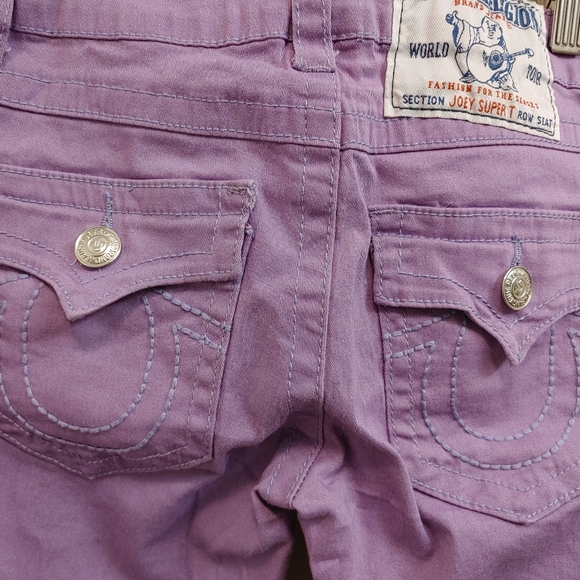 True Religion Purple Jeans SZ.27 - Picture 2 of 8